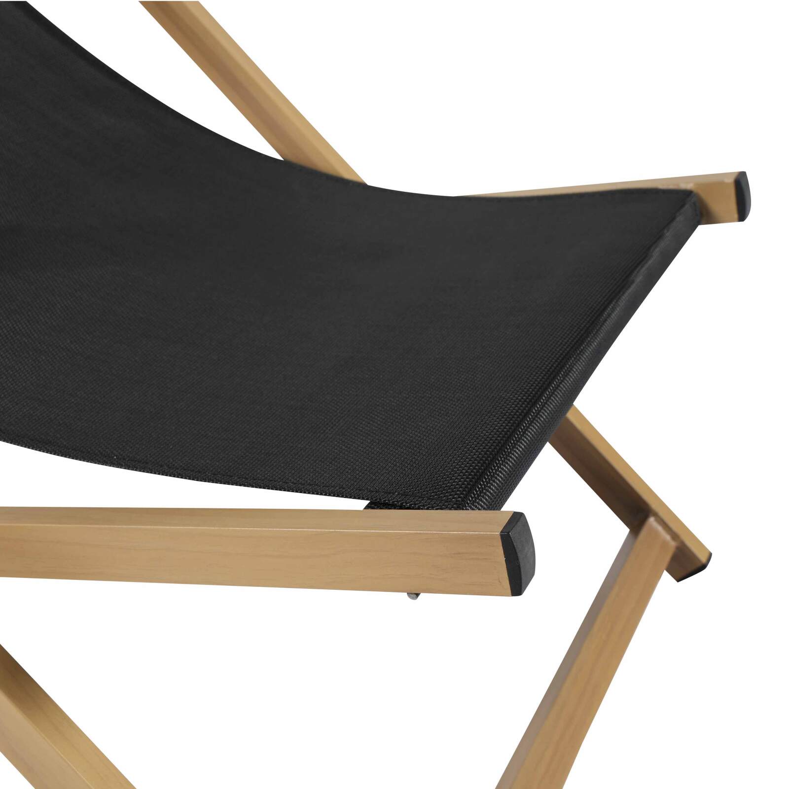 Set mit 2 Liegestühlen aus Aluminium, 4-fach neigbar