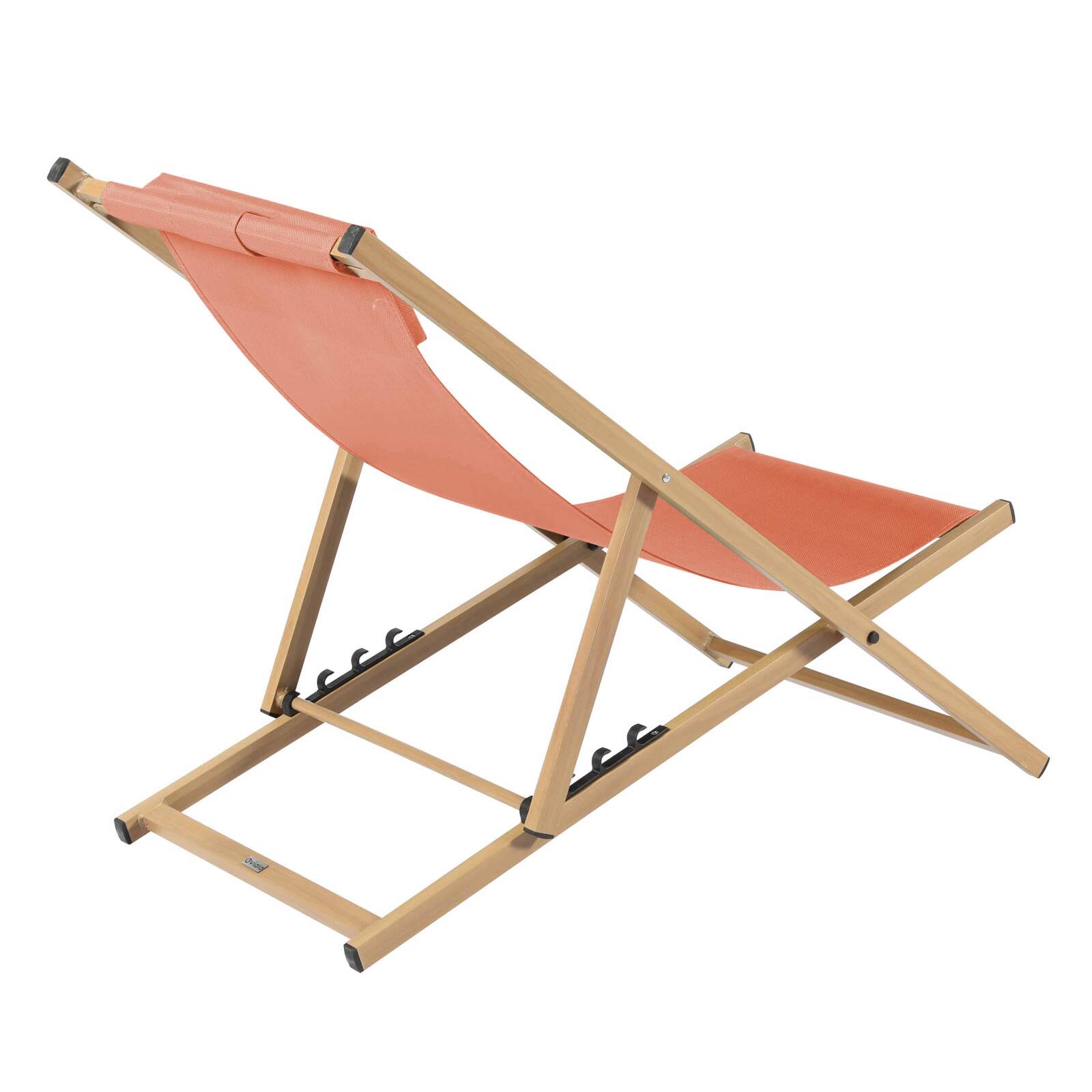 Set mit 2 Liegestühlen aus Aluminium, 4-fach neigbar