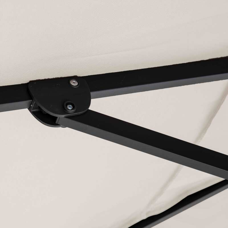 Ersatzteile für einen 4x3m großen versetzten Sonnenschirm mit einem Gewicht von 240g/m2