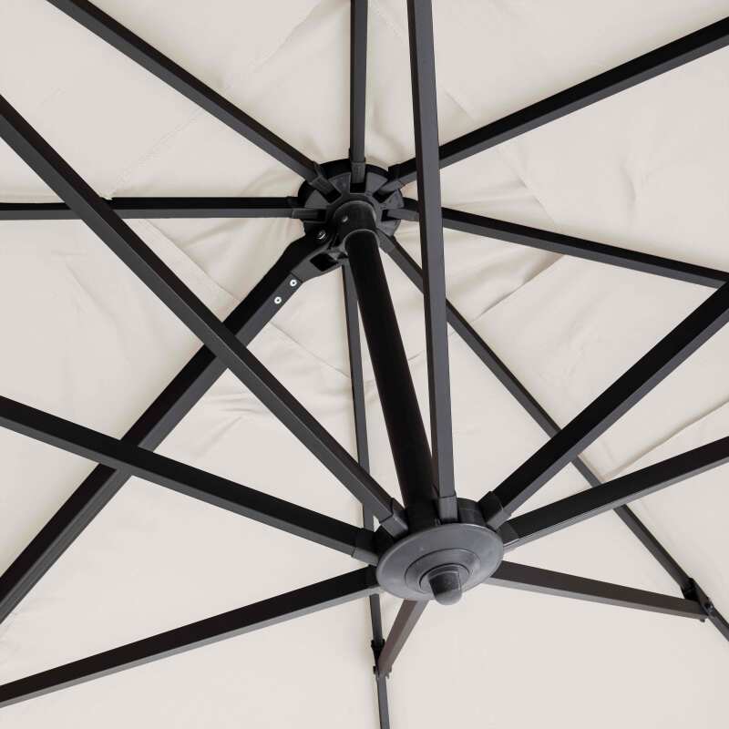 Ersatzteile für einen 4x3m großen versetzten Sonnenschirm mit einem Gewicht von 240g/m2