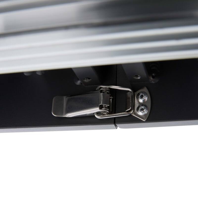 Rechteckiger ausziehbarer Gartentisch (52/260 x 100 x 74 cm) aus Aluminium