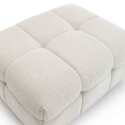 3-Sitzer-Sofa aus Polyester mit Ottomane