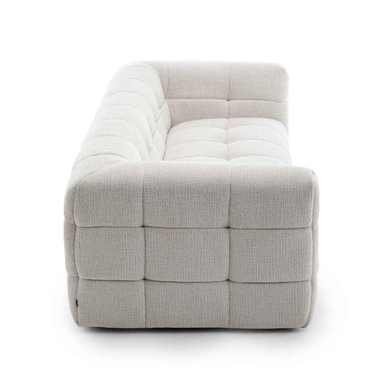 3-Sitzer-Sofa aus Polyester mit Ottomane
