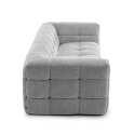 3-Sitzer-Sofa aus Polyester mit Ottomane