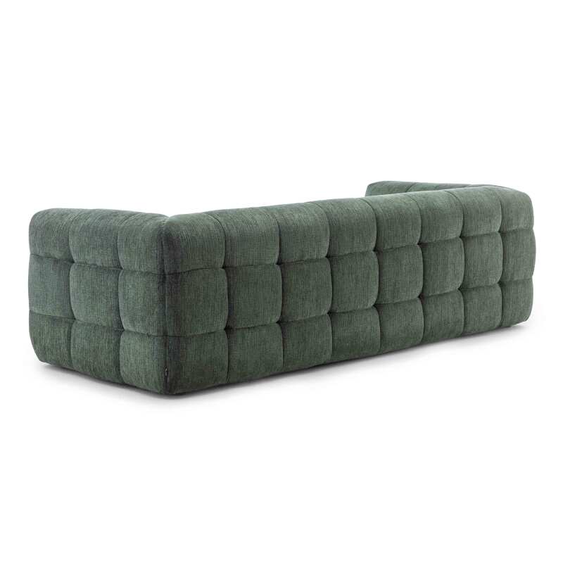 3-Sitzer-Sofa aus Polyester mit Ottomane