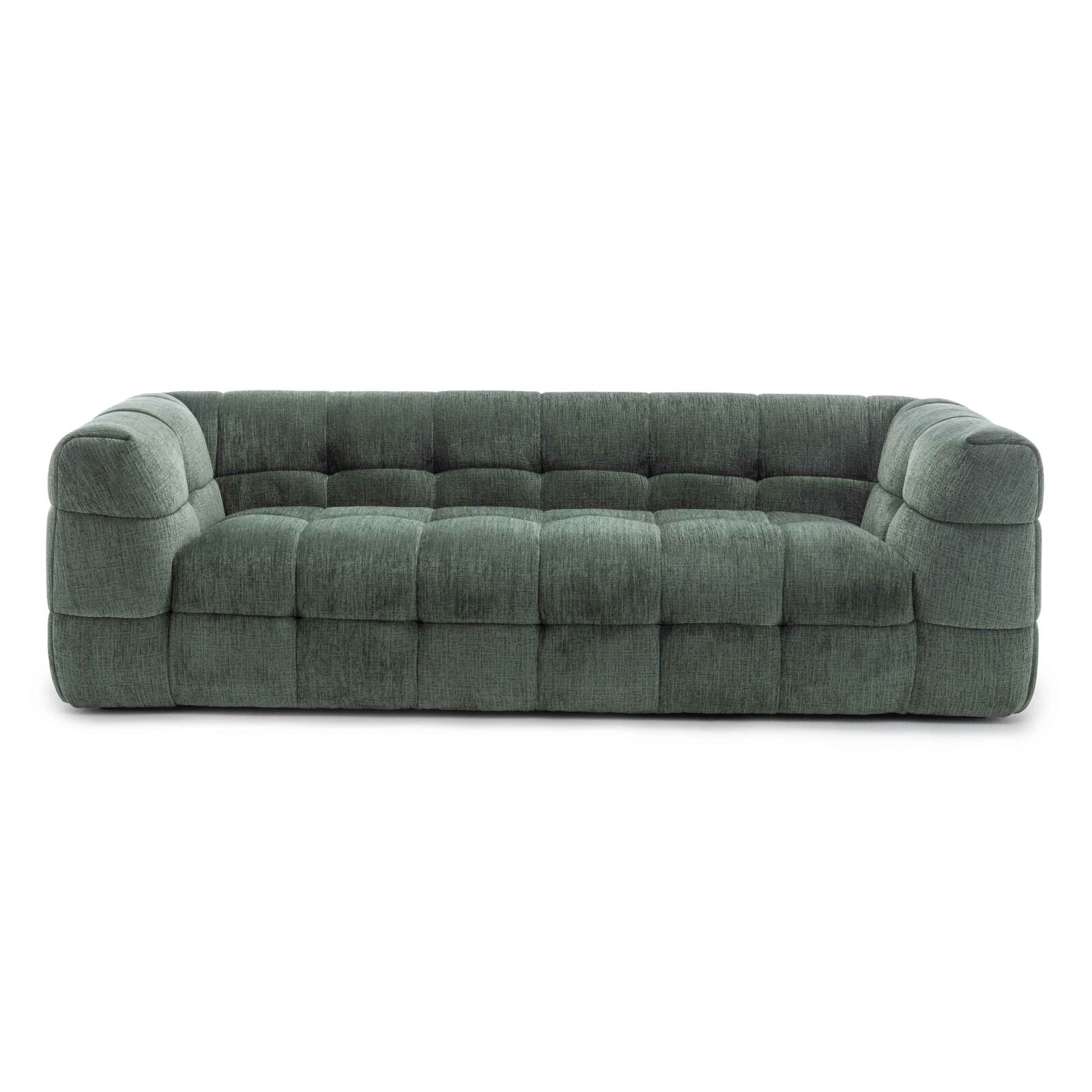 3-Sitzer-Sofa aus Polyester mit Ottomane 