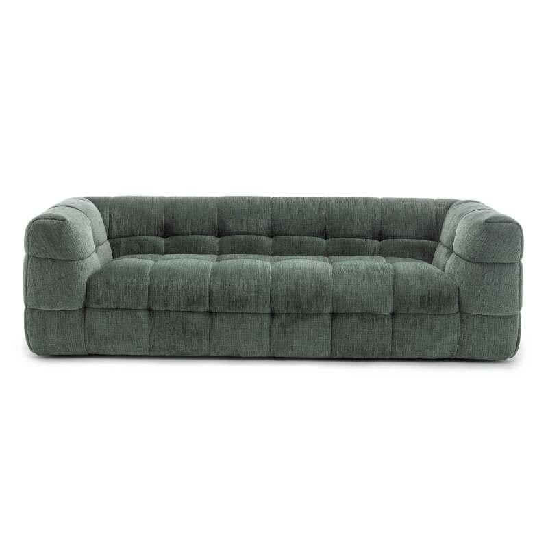 3-Sitzer-Sofa aus Polyester mit Ottomane