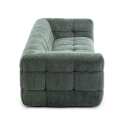 3-Sitzer-Sofa aus Polyester mit Ottomane