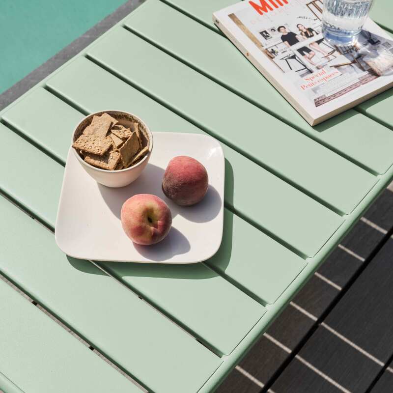 Rechteckiger Garten Couchtisch 90 x 50 cm