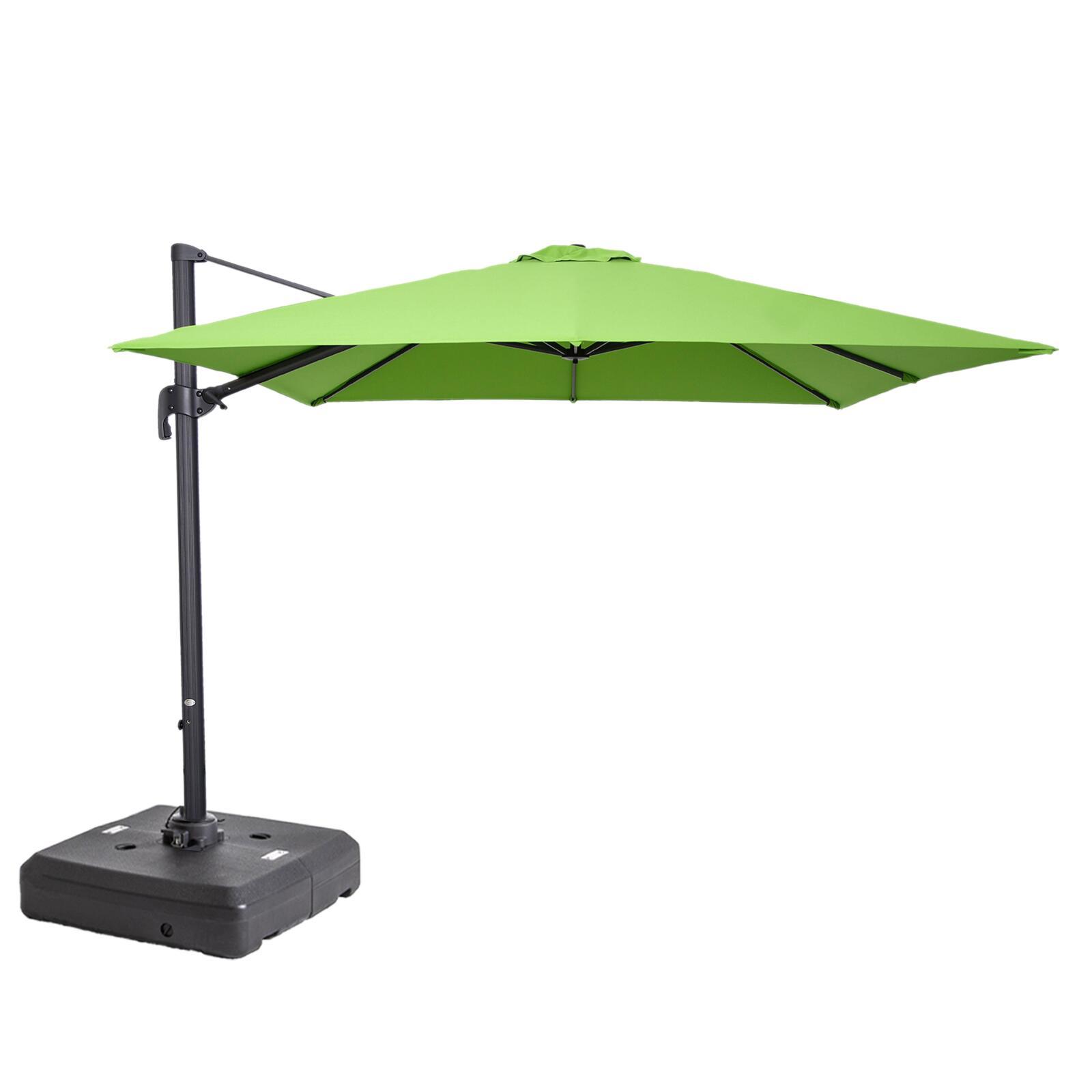 Ampelschirm (3 x 3M) drehbar um 360° und Gewichtsplatte auf Rädern 100 L Ampelschirm (3 x 3M) drehbar um 360° und Gewichtsplatte auf Rädern 100 L