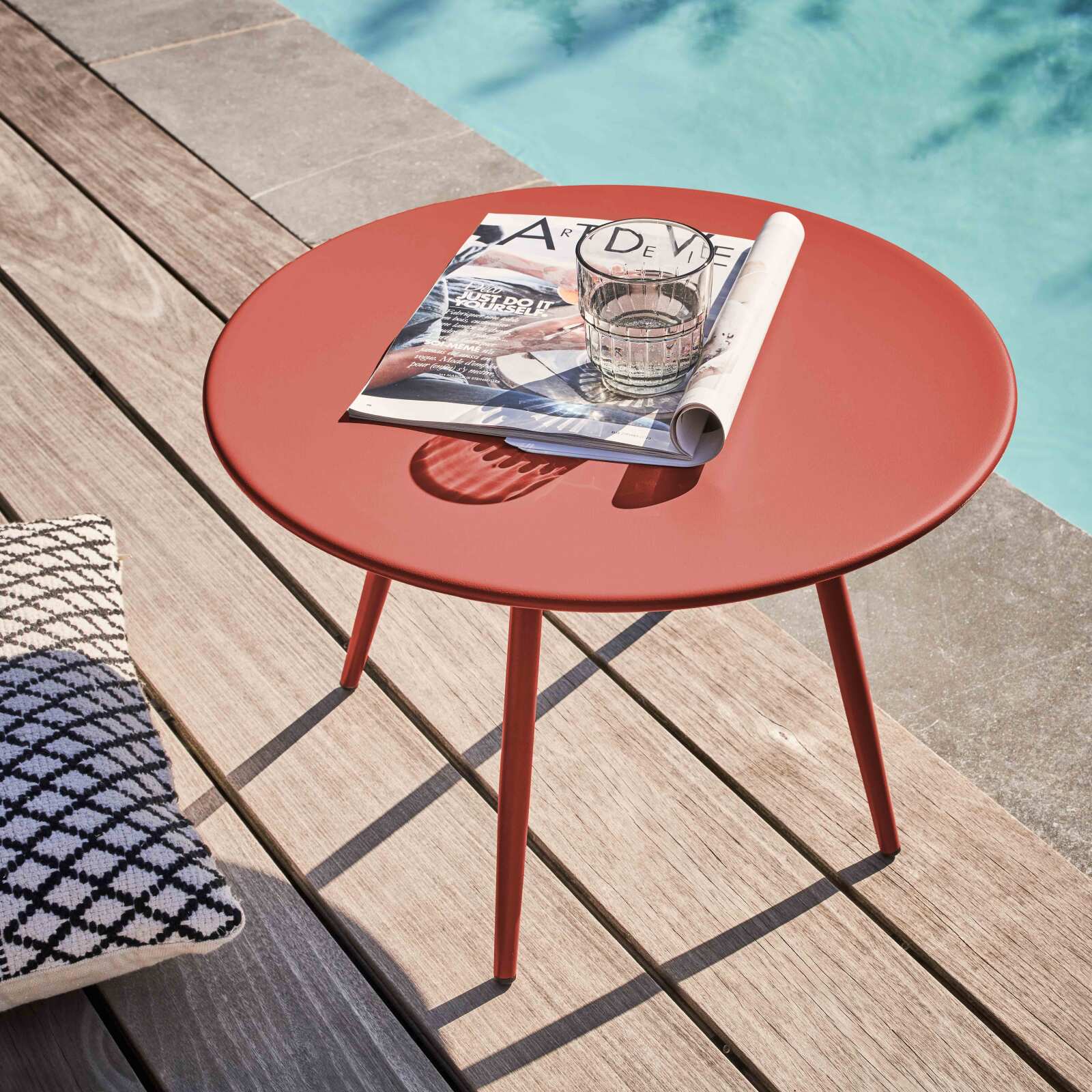 Runder Garten Couchtisch Ø50 x 34 cm