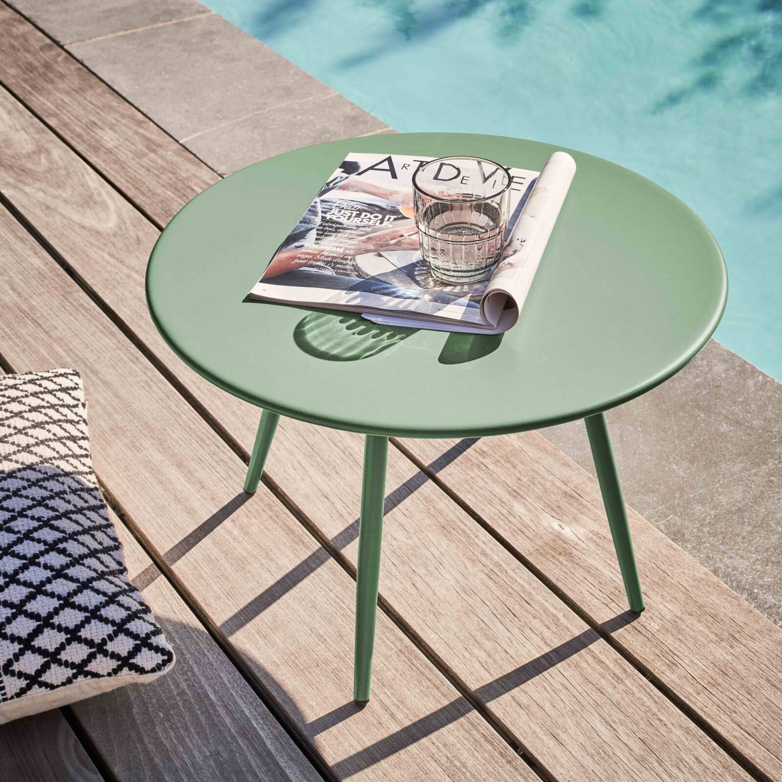 Runder Garten Couchtisch Ø50 x 34 cm