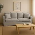 Sofa aus geradem Polyester, 3-Sitzer