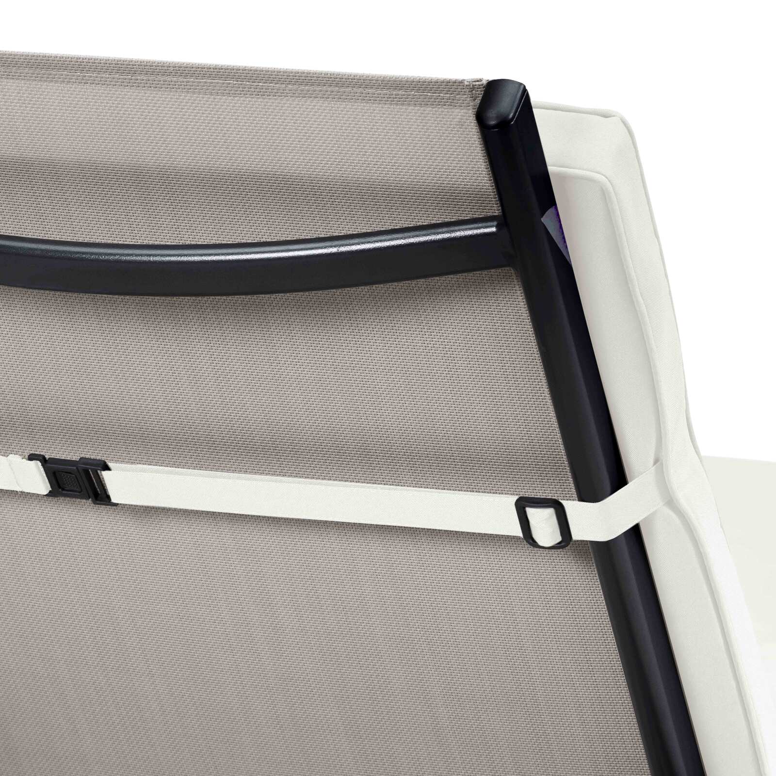 Einfarbige Sonnenliegenmatratze