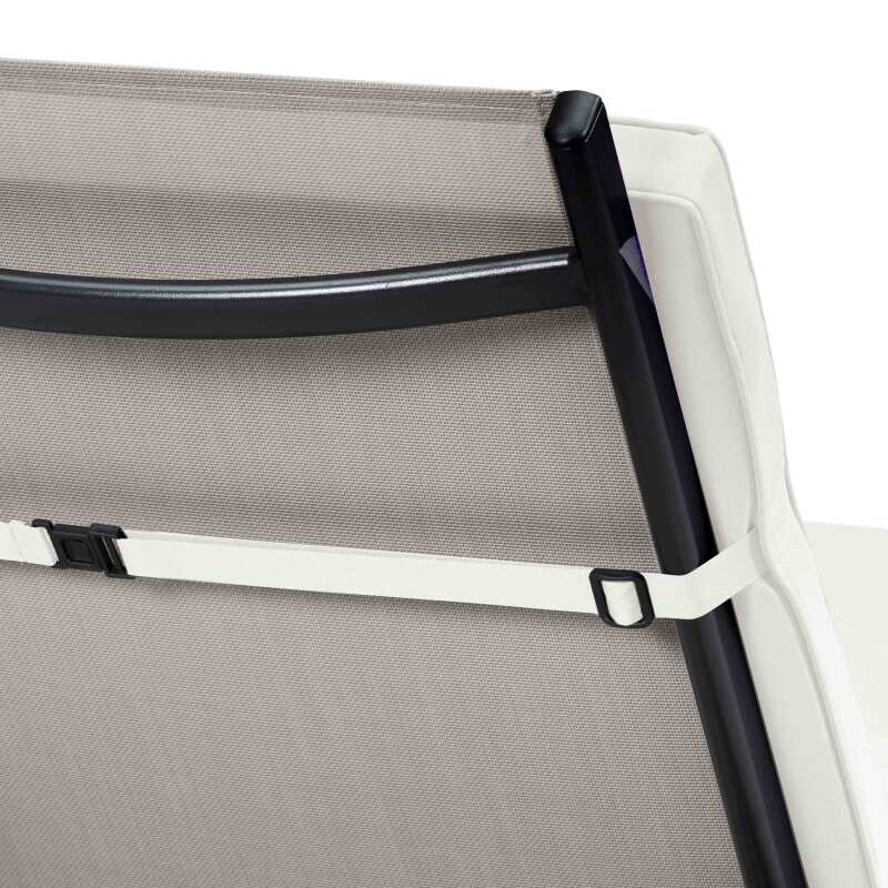 Einfarbige Sonnenliegenmatratze (4/7)