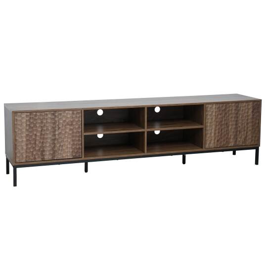TV-Möbel 200 cm aus Melamin | Oviala