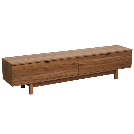 TV-Möbel 160 cm Holzoptik industrial | Oviala
