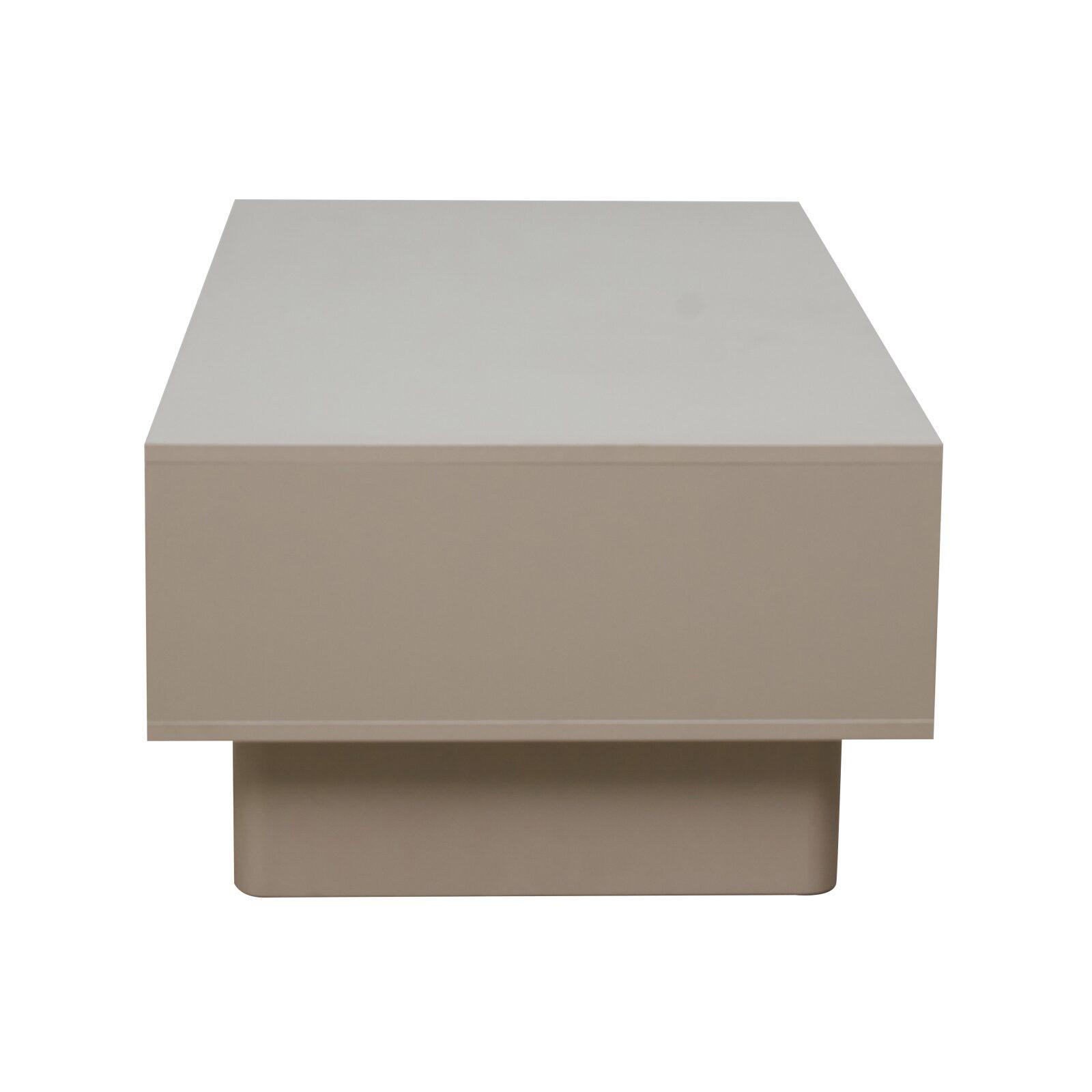 Couchtisch rechteckig, aus Melamin, 120x60x38,5 cm