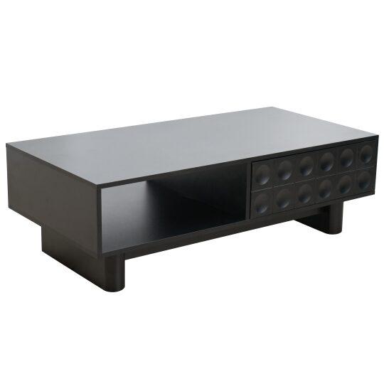 Couchtisch rechteckig, aus Melamin, 120x60x38,5 cm