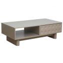 Couchtisch rechteckig, aus Melamin, 120x60x38,5 cm