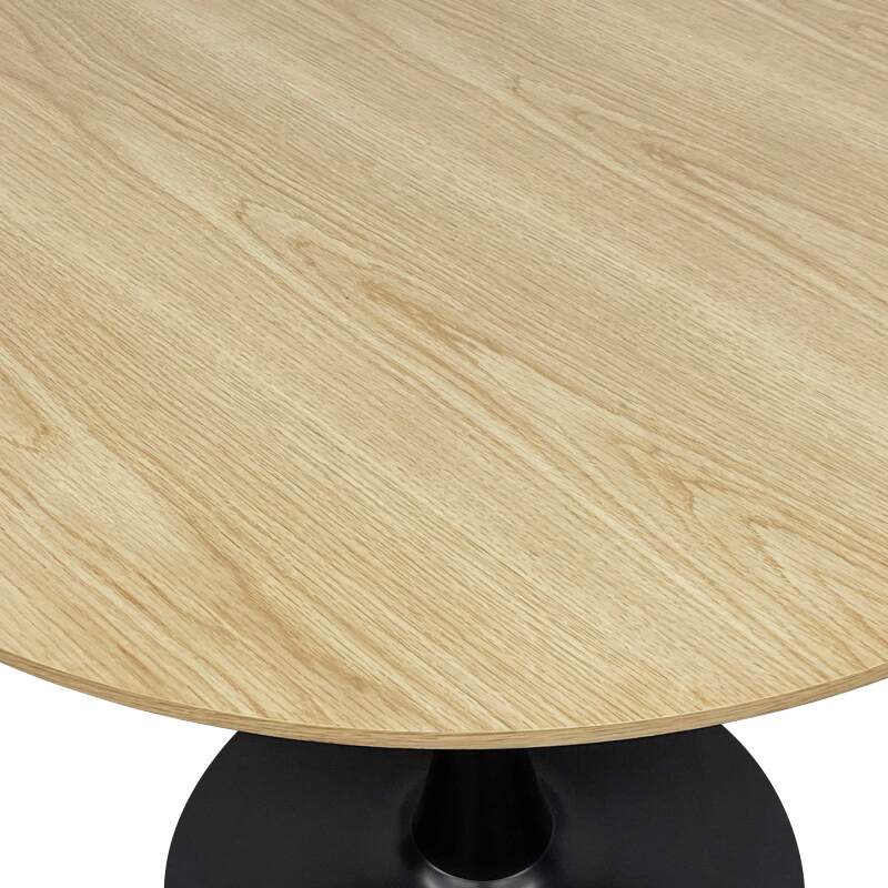 Esstisch rund, aus Melamin und Metall, für 4 Personen  (3/5)