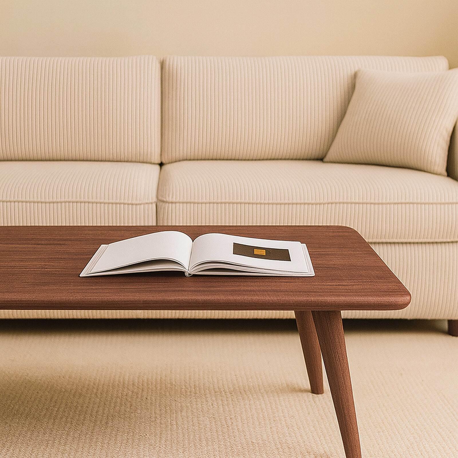 Couchtisch aus MDF 120 x 60 x 33 cm 