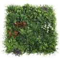 Künstliche grüne Wand aus Polypropylen 100 x 100 cm