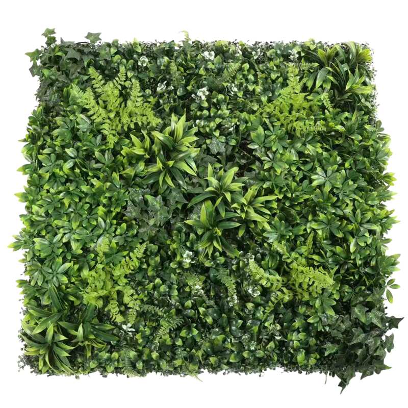 Künstliche grüne Wand aus Polypropylen 100 x 100 cm