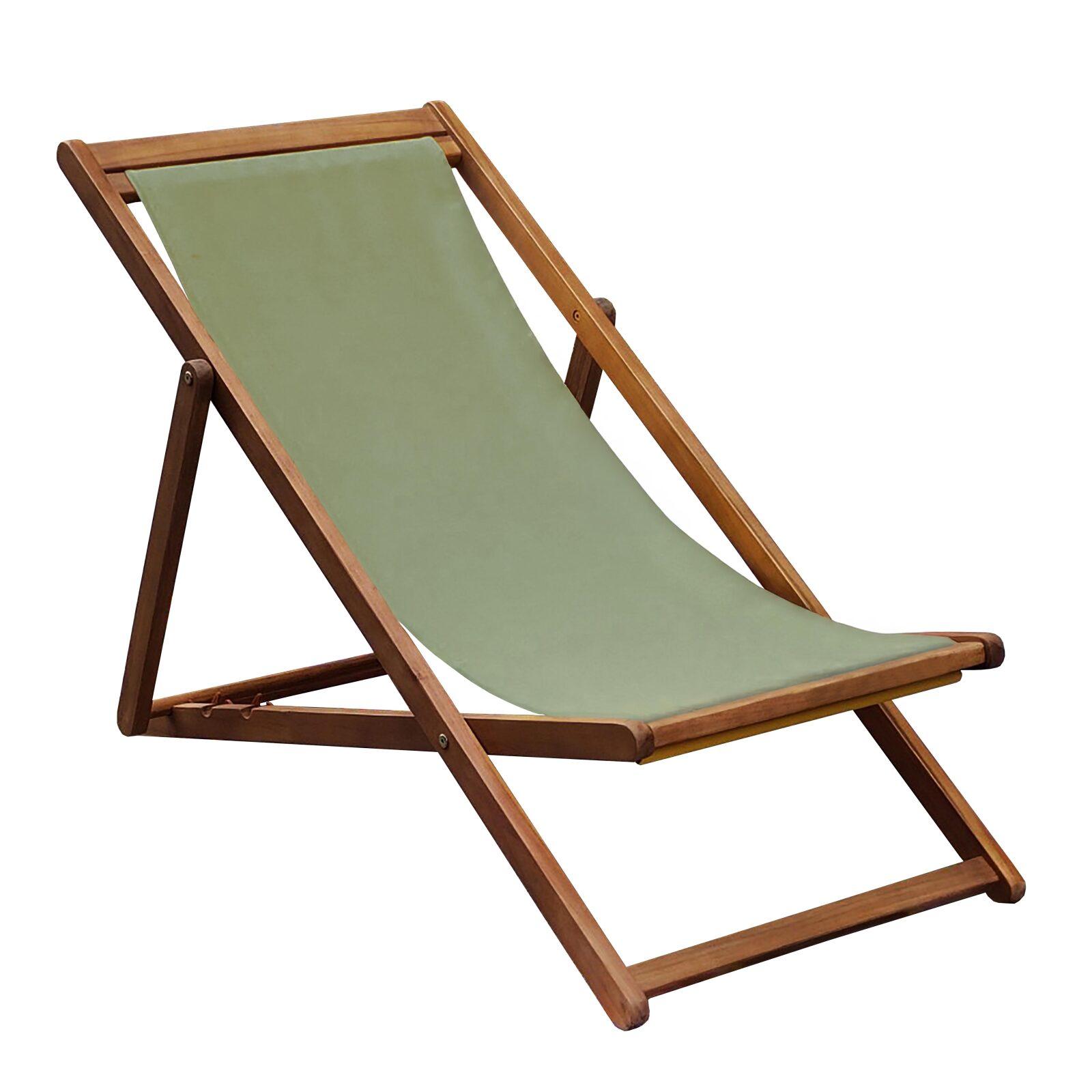 Liegestühle aus 100 % FSC®-Akazienholz, 3-fach verstellbar - 2er-Set 