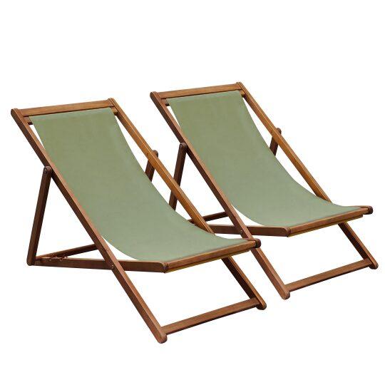 Liegestühle aus 100 % FSC®-Akazienholz, 3-fach verstellbar - 2er-Set