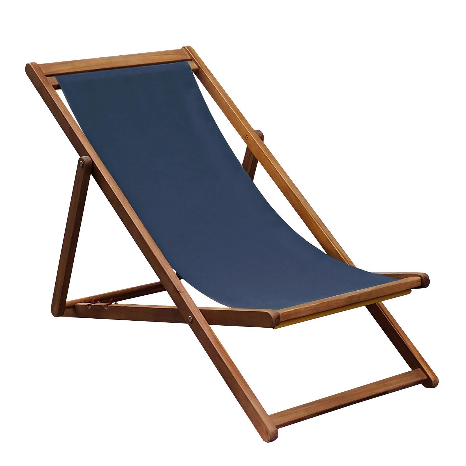 Liegestühle aus 100 % FSC®-Akazienholz, 3-fach verstellbar - 2er-Set 