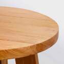 Massiver recycelter Teakholz-Couchtisch