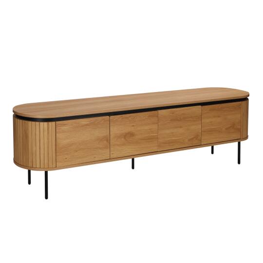 TV-Möbel in Holzoptik, 200 cm | Oviala
