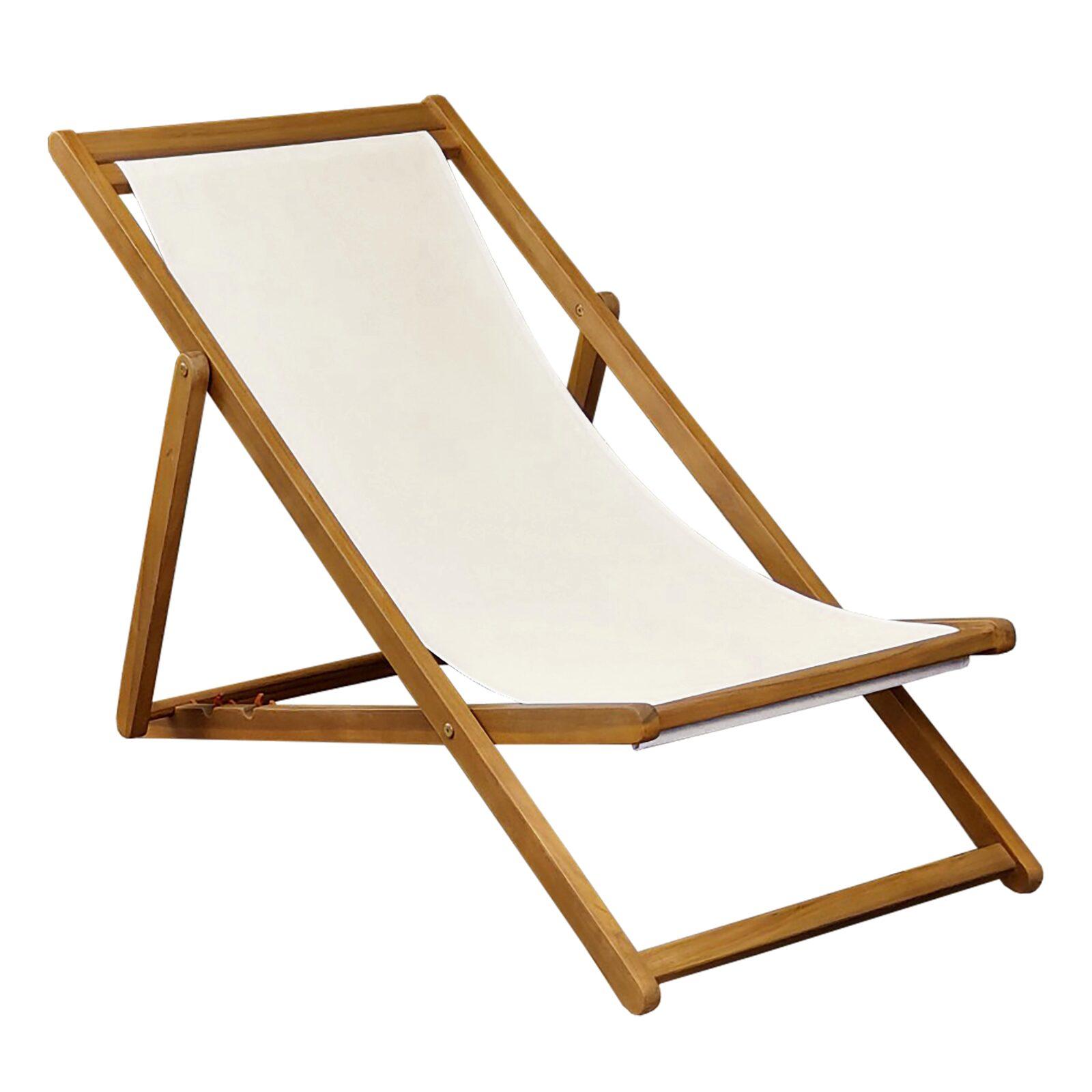 Liegestühle aus 100 % FSC®-Akazienholz, 3-fach verstellbar - 2er-Set 