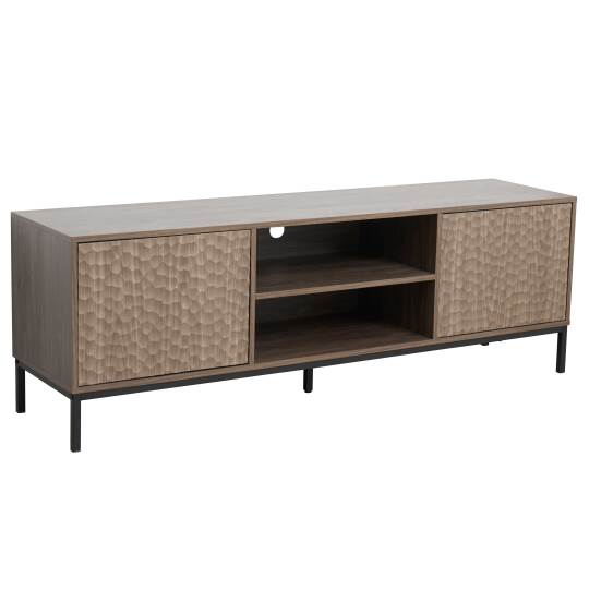 TV-Möbel 160 cm Holzoptik skandinavisch | Oviala