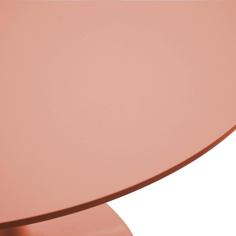 Esstisch rund, aus Melamin und Metall, für 4 Personen 