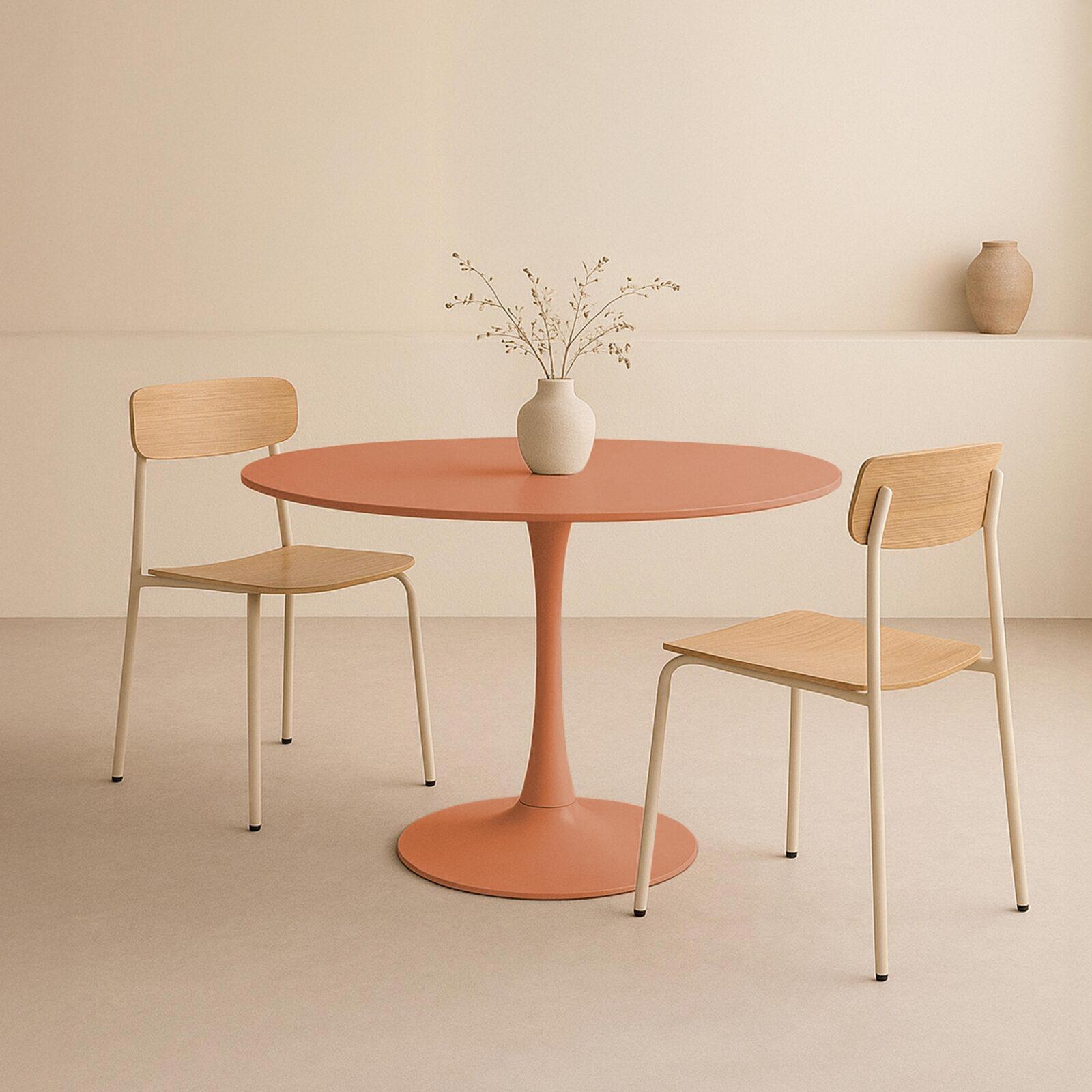 Esstisch rund vereinigt für 4 Personen