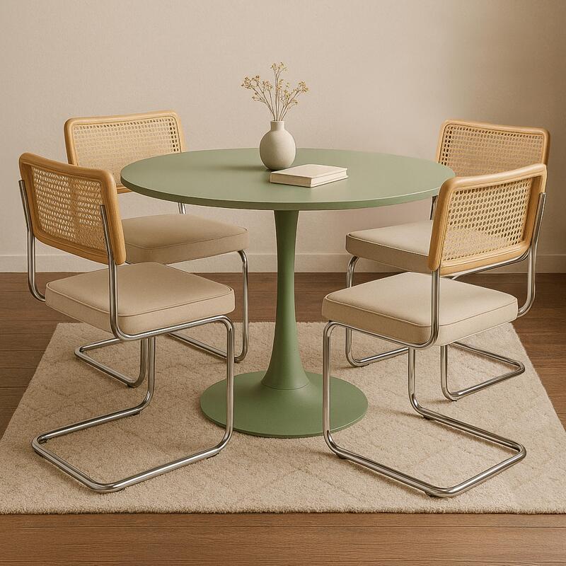 Esstisch rund vereinigt für 4 Personen