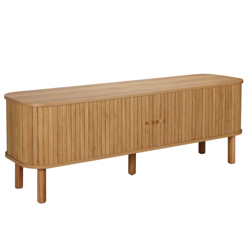 TV-Möbel 150 cm Holzoptik skandinavisch
