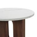 Couchtisch Runder in Marmoroptik Ø50 x 40 cm
