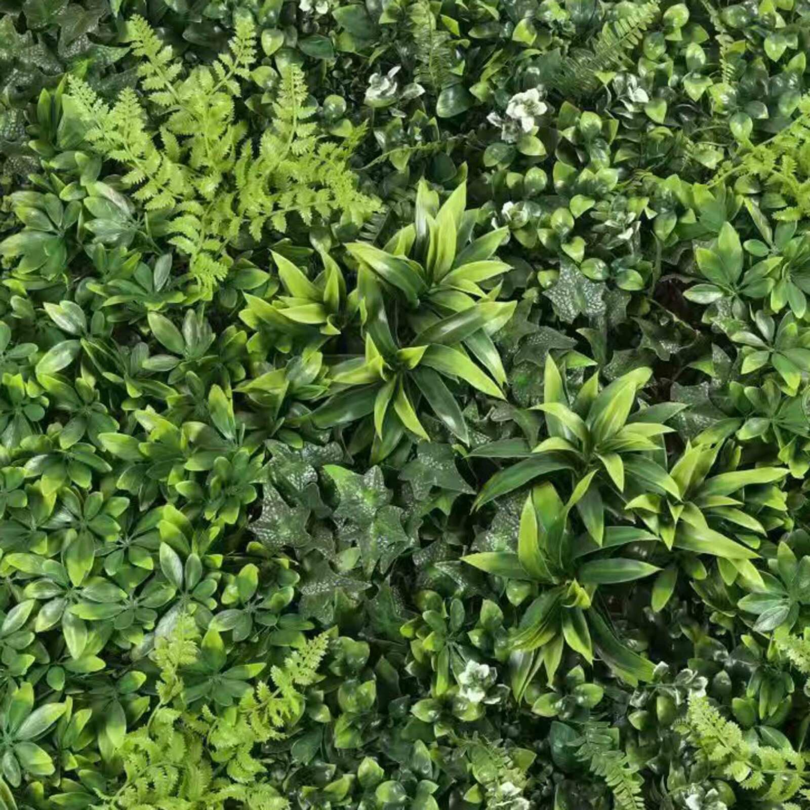 Künstliches Wandgrün elegantes Premium für drinnen und draußen 100x100 cm