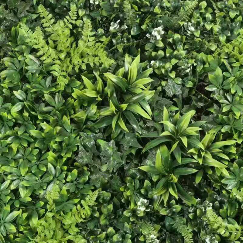 Künstliches Wandgrün elegantes Premium für drinnen und draußen 100x100 cm