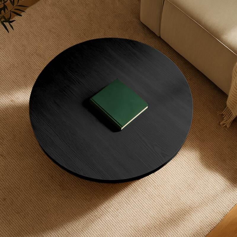 Couchtisch rund, in Holzoptik, Ø80 x 45 cm (2/6)