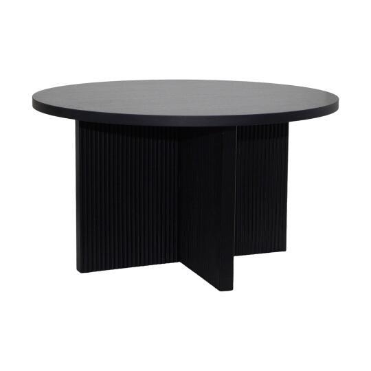 Couchtisch rund, in Holzoptik, Ø80 x 45 cm | Oviala