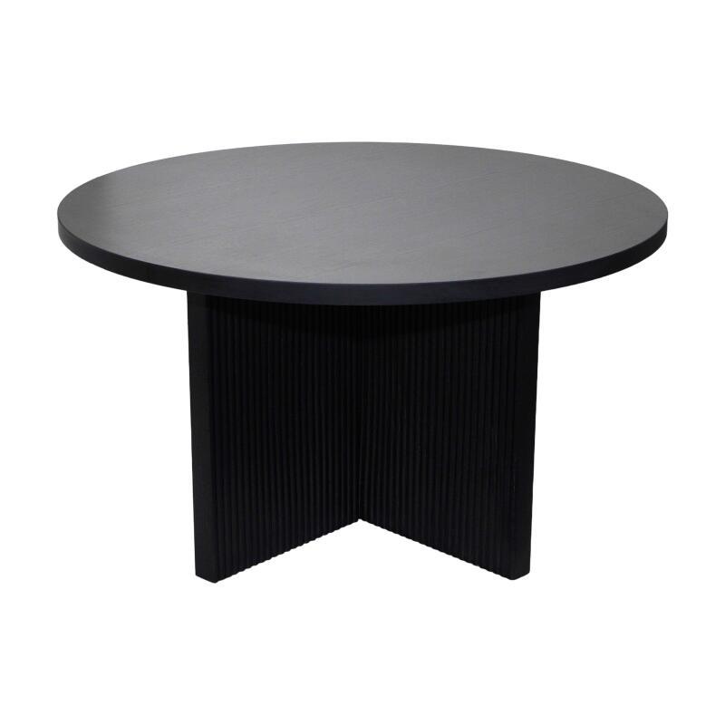 Couchtisch rund, in Holzoptik, Ø80 x 45 cm (3/6)