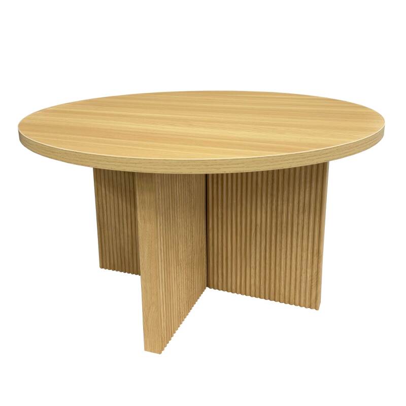 Couchtisch rund, in Holzoptik, Ø80 x 45 cm