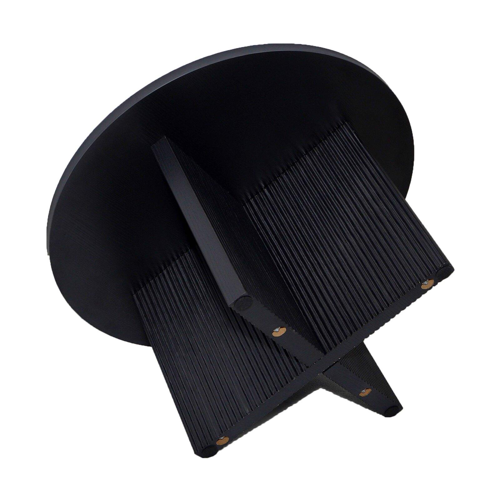 Couchtisch rund, in Holzoptik, Ø80 x 45 cm