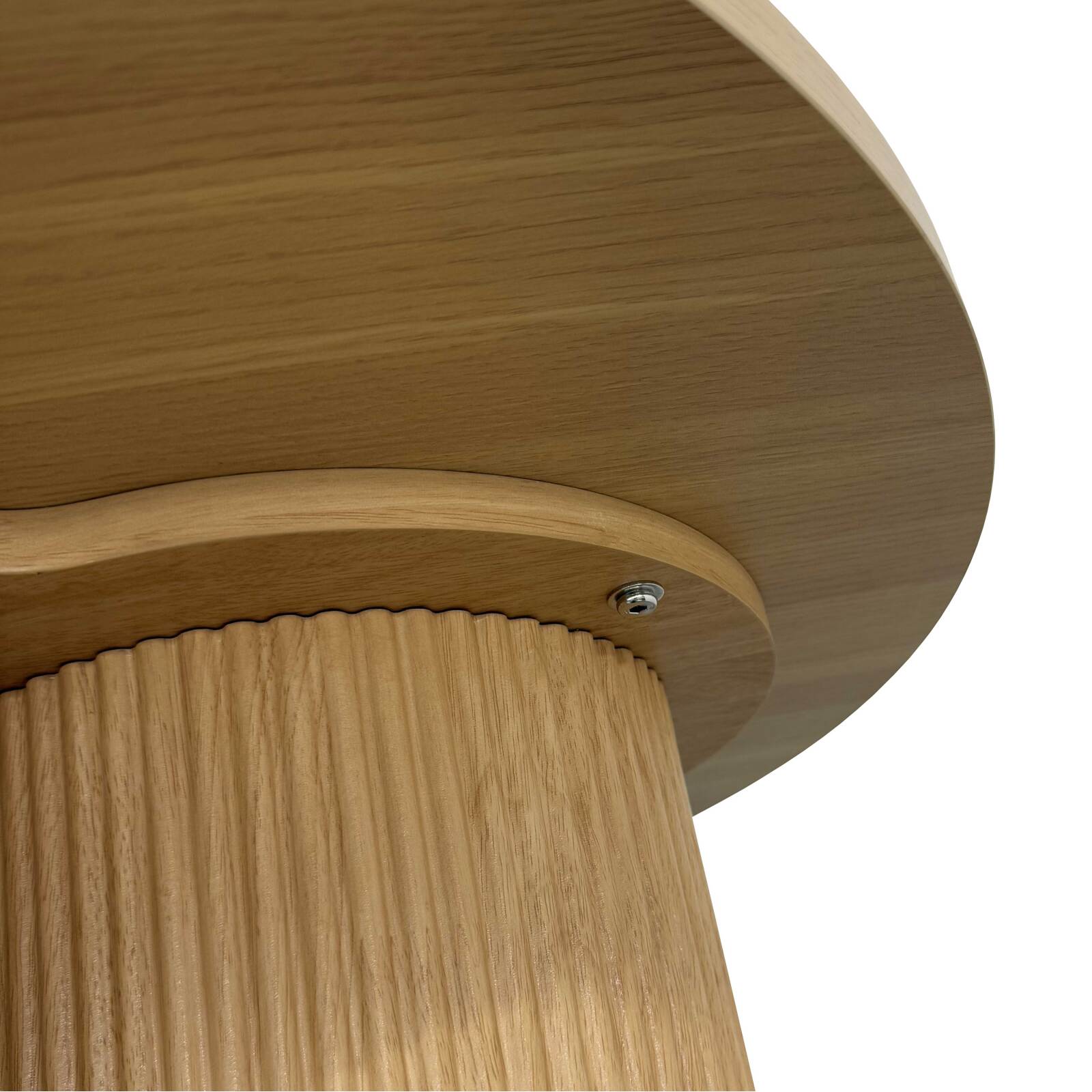 Couchtisch rund, in Holzoptik, Ø80 x 45 cm