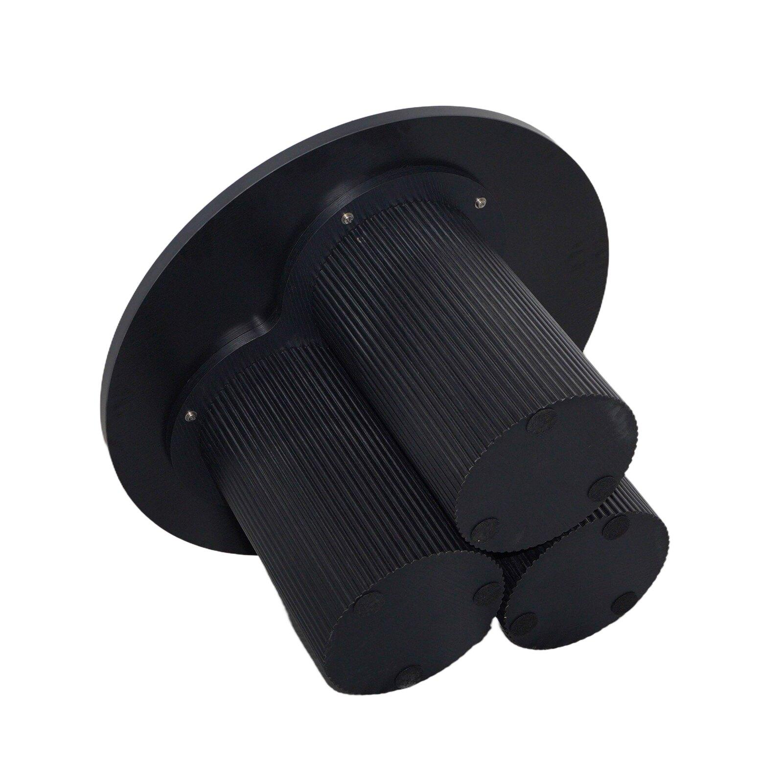 Couchtisch rund, in Holzoptik, Ø80 x 45 cm