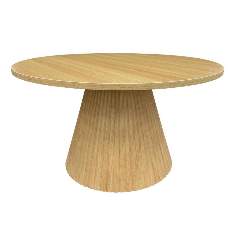 Couchtisch rund, in Holzoptik, Ø80 x 45 cm
